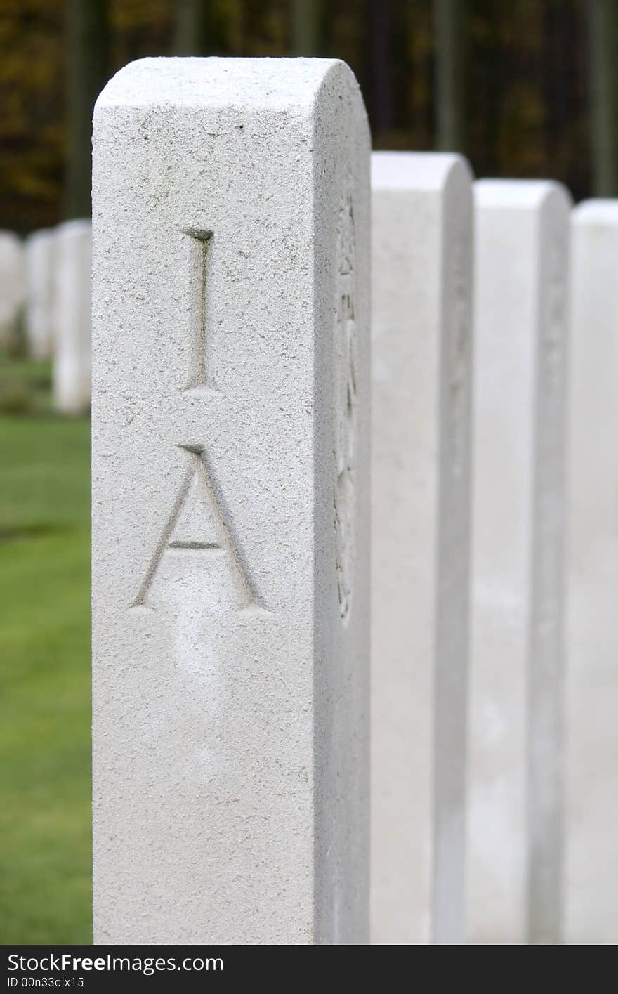 Military Cemetery of the second worldwar in Belgium