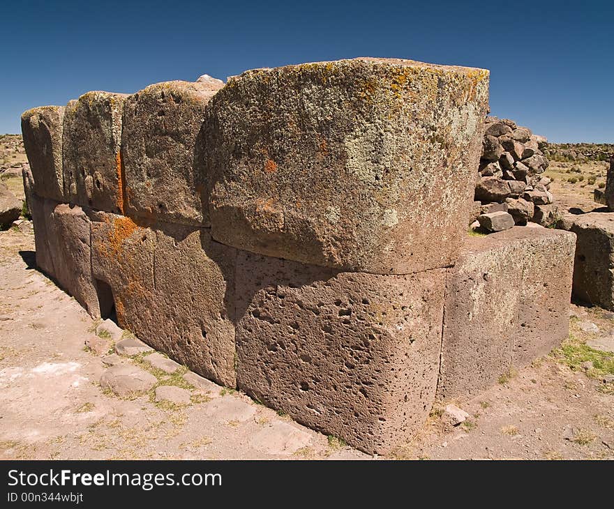 Sillustani Funeral Towers, Andes, Peru