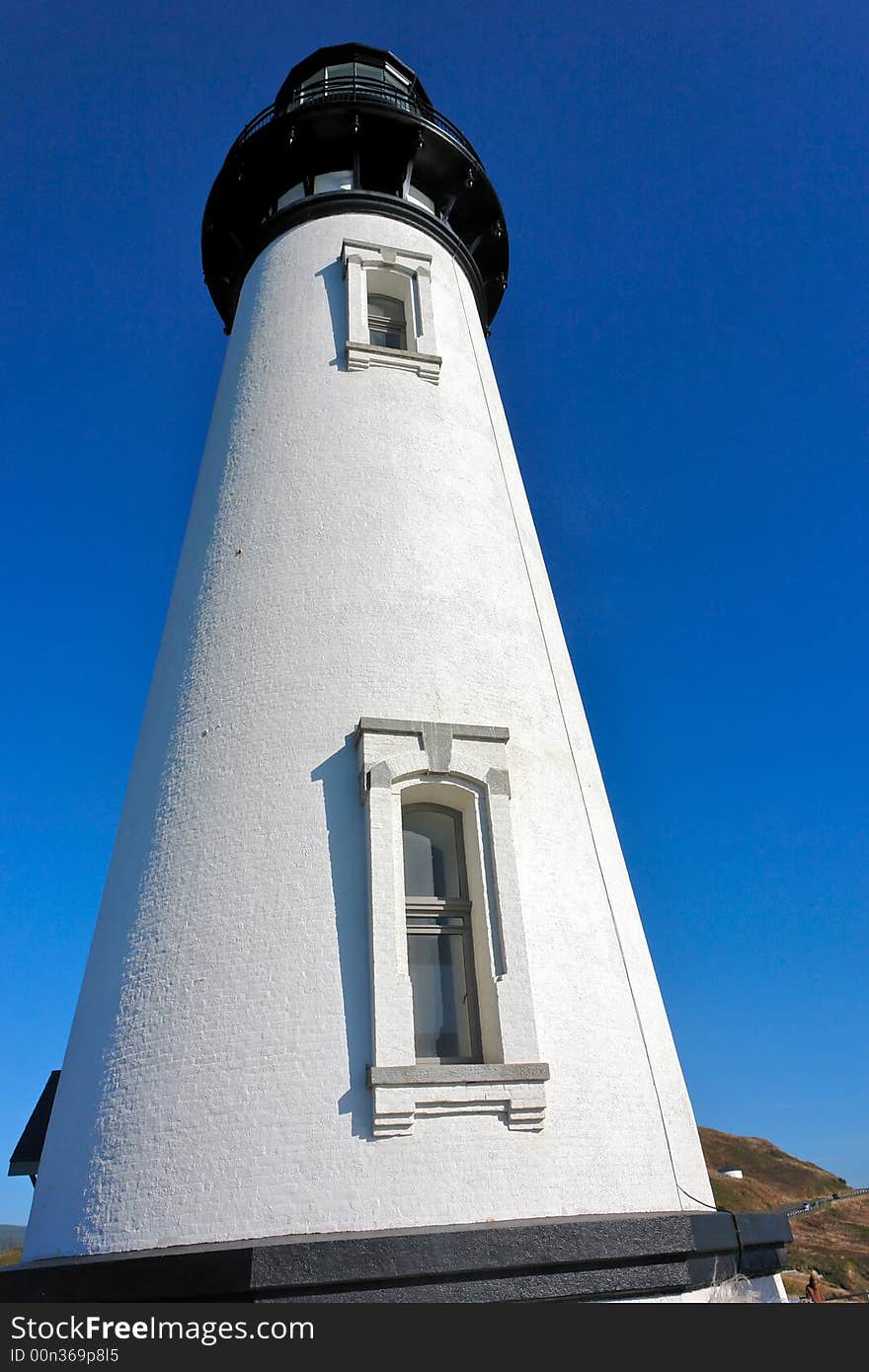 Black and white lighthouse