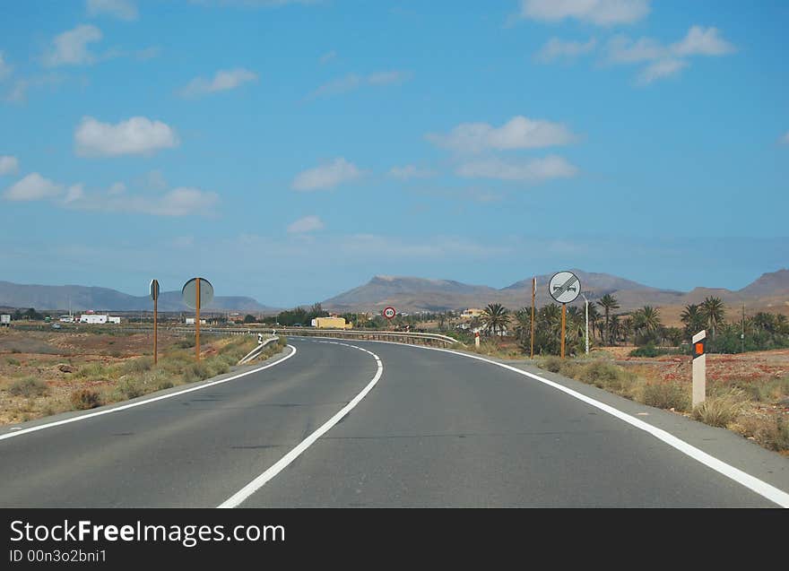 Empty road