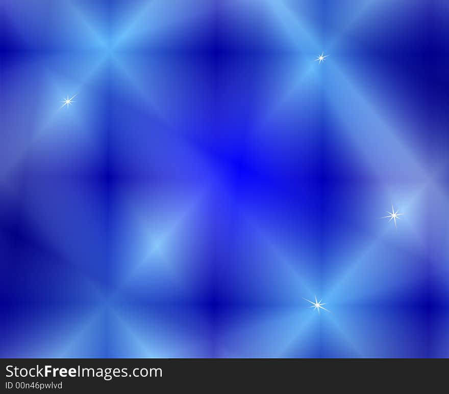 Abstract panes in blue gradients with offset flares. Abstract panes in blue gradients with offset flares.