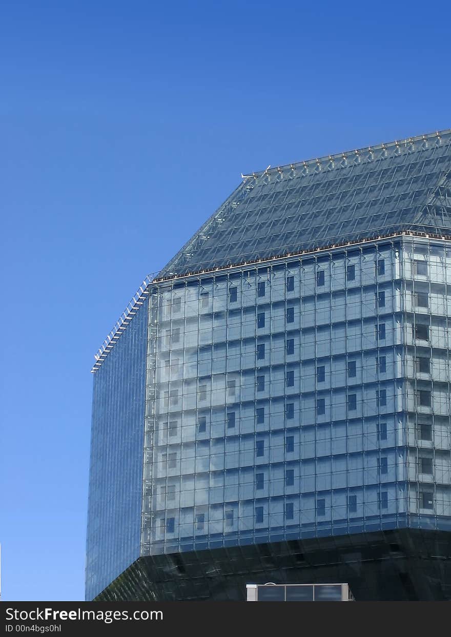 Belarussian national library's new building in Minsk. Very modern and futuristic. Belarussian national library's new building in Minsk. Very modern and futuristic.