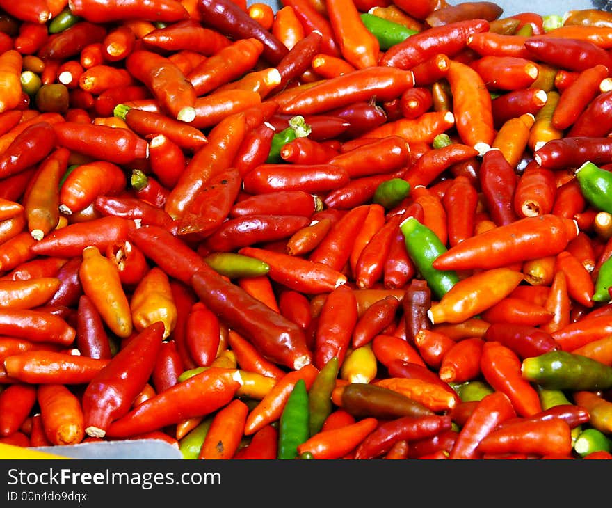 Red hot chillies