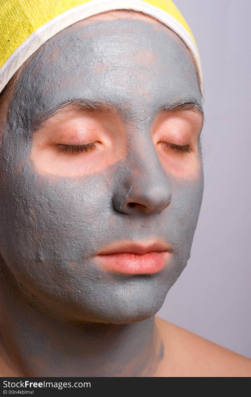 Beauty Facial Masque at Day Spa. Beauty Facial Masque at Day Spa