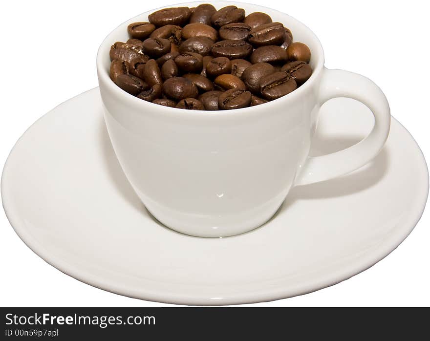 Cup With Coffeebeans