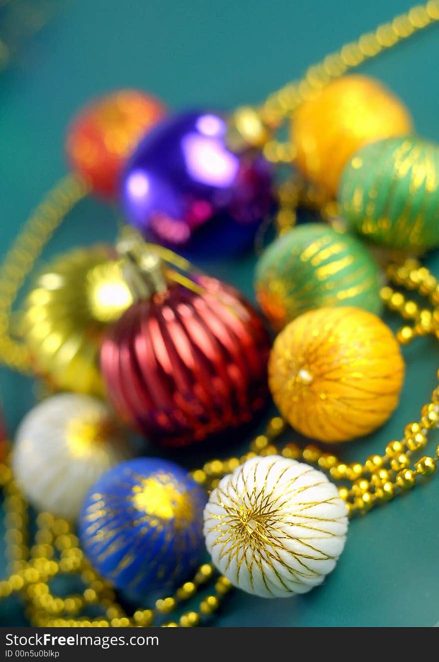 Some Colorful Balls for Christmas Decoration. Some Colorful Balls for Christmas Decoration