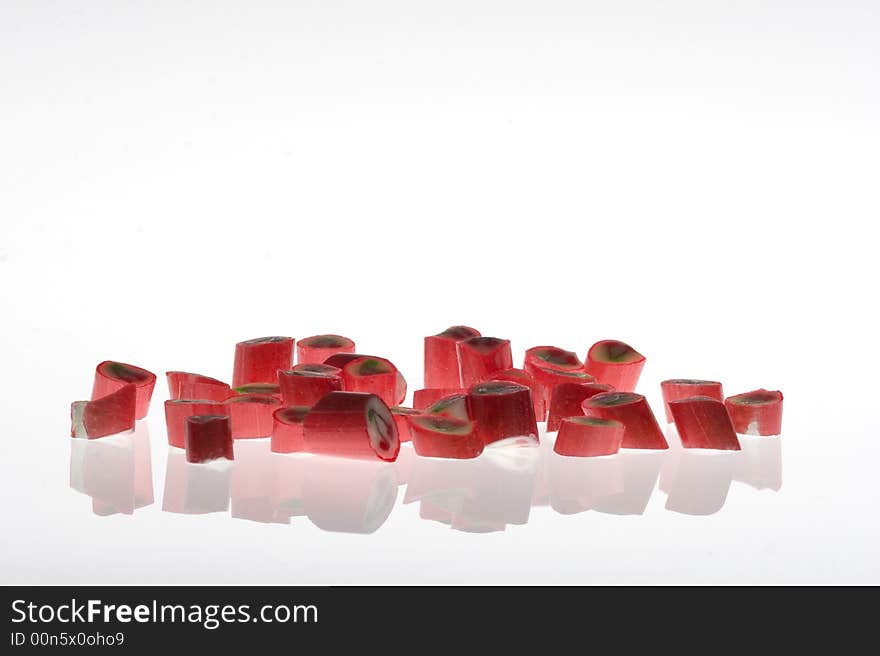 Candy shot on a tabletop using two studio lights. Candy shot on a tabletop using two studio lights