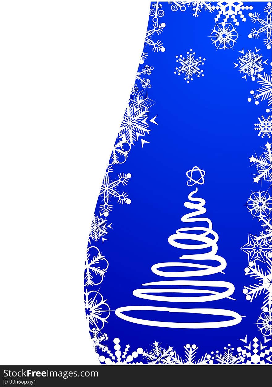 Winter background. [Vector]