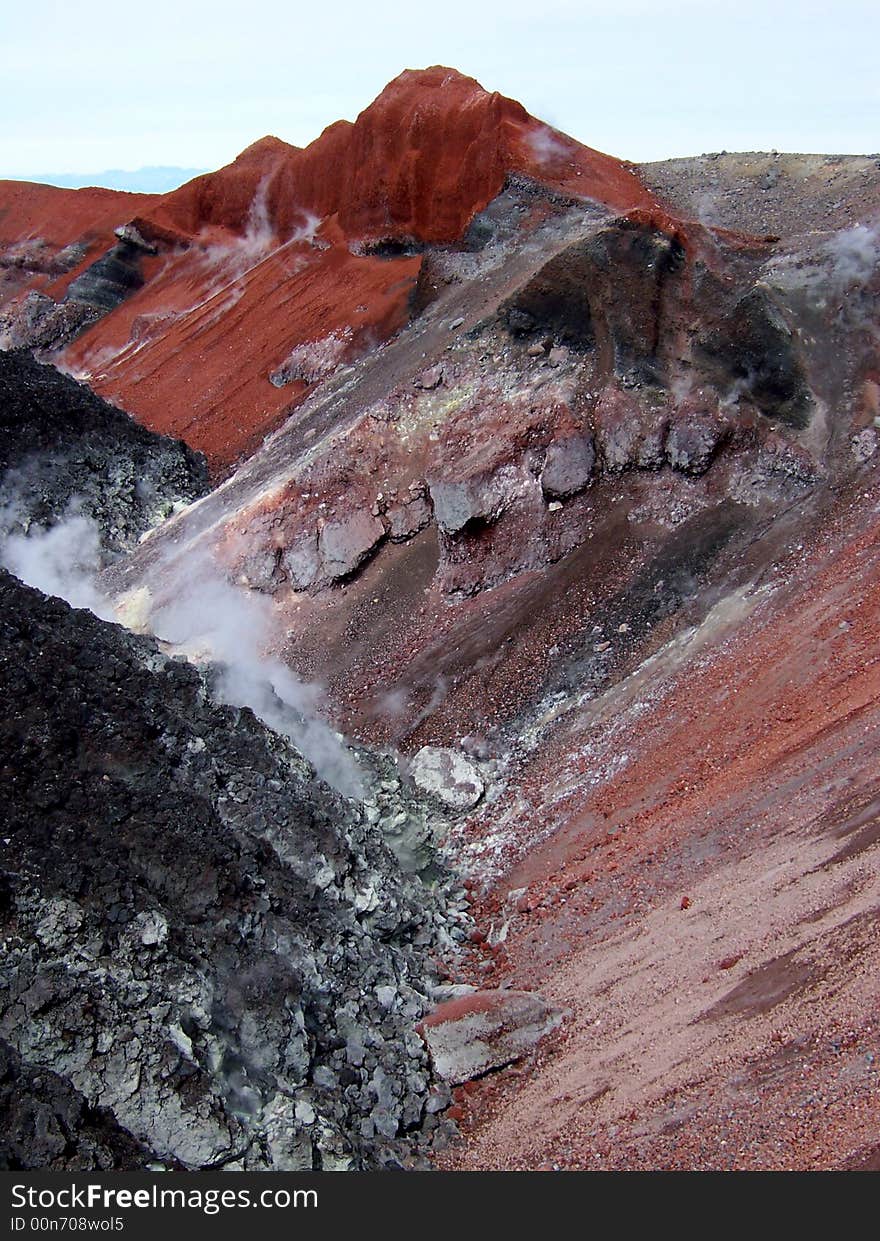 Crater Avachenskiy Volcano