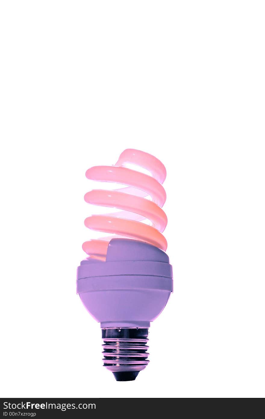 Bulb on a white background