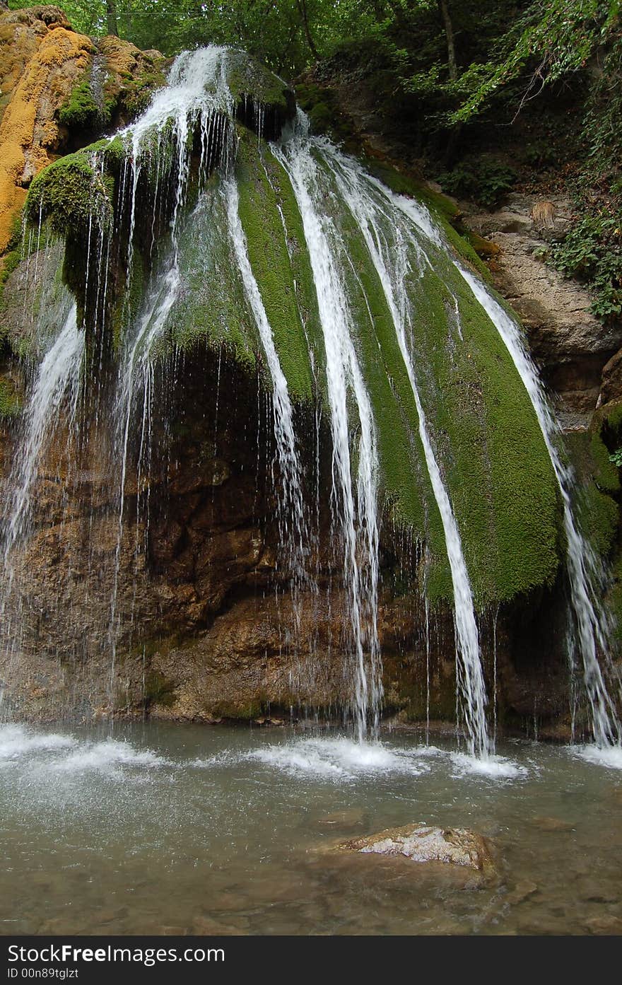 Cascade in  Crimea, the Ukraine