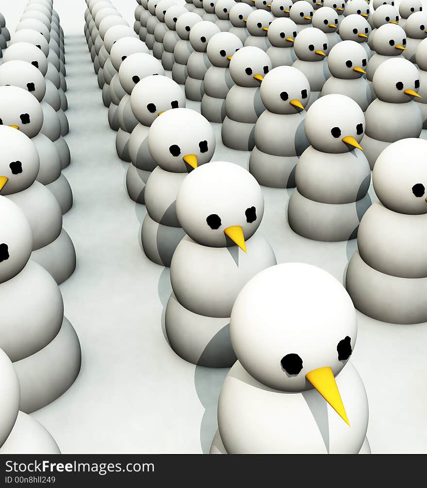 Army Of Snowman