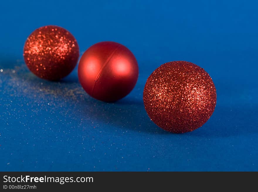 Three Red Globes