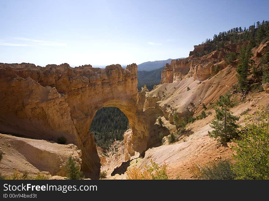 Natural Bridge in Bryce Canyon National Park, Utah