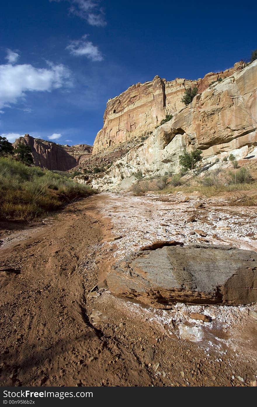 Scenic views of Capitol Reef National Park