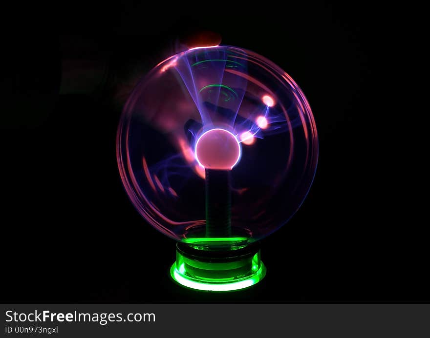 Plasma ball with nice effect.