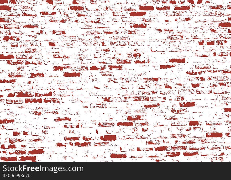 Old grunge style brick wall - additional ai and eps format available on request