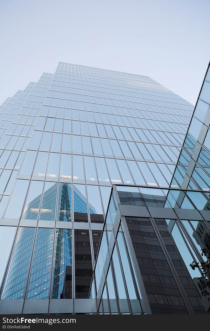 High rise building in vancouver downtown at day time