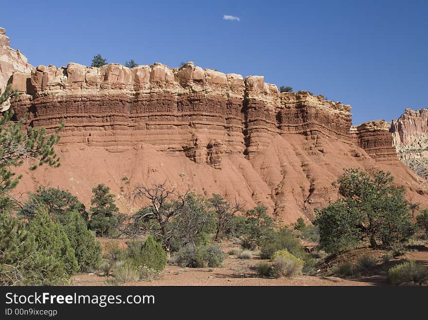 Scenic views of Capitol Reef National Park