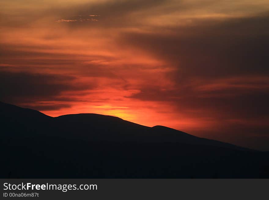 Ngoro Ngoro Sunset