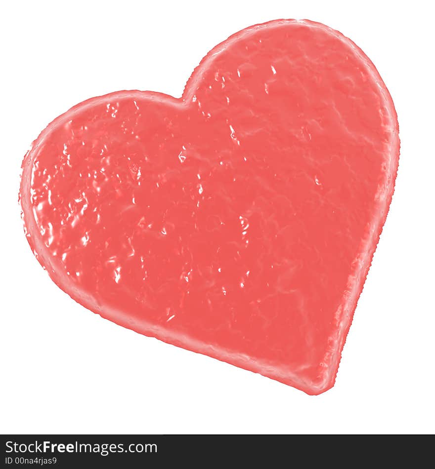 An illustration of a St. Valentines heart. An illustration of a St. Valentines heart.