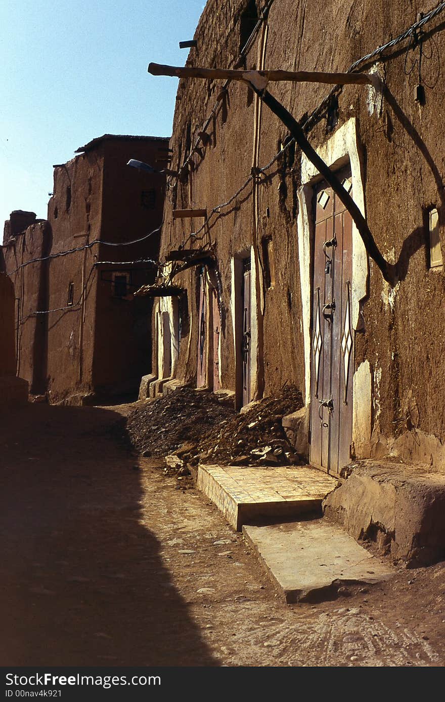 Houses in a tipical village in morocco