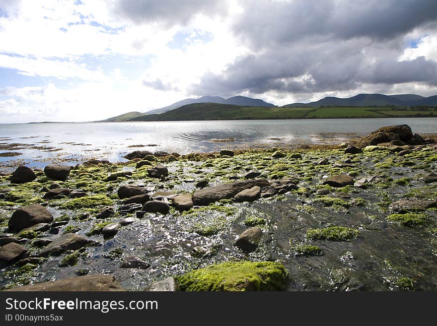 View of the Atlantic ocean, from southern Ireland