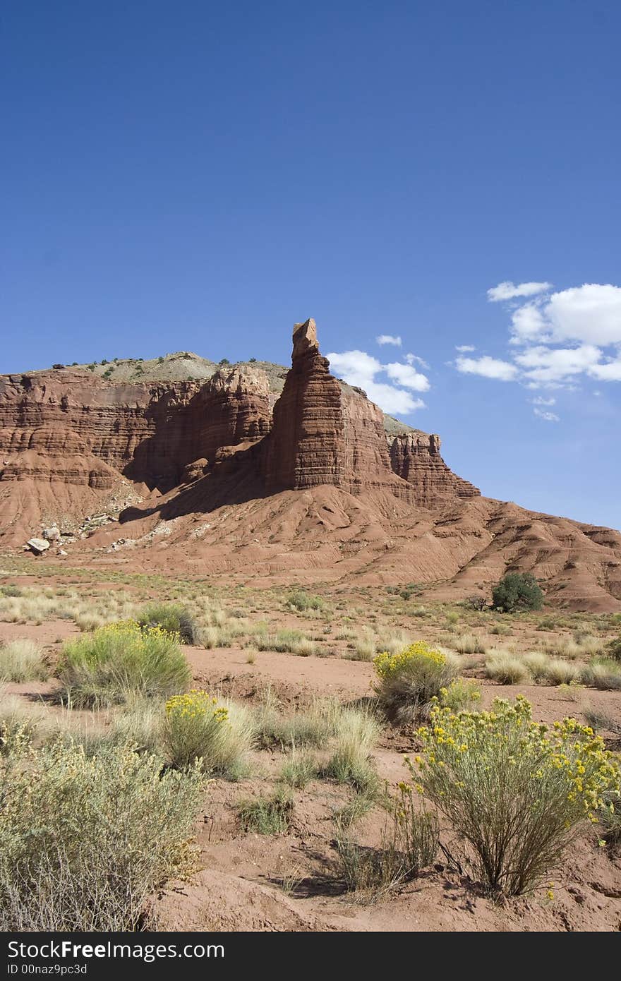 Scenic views of Capitol Reef National Park