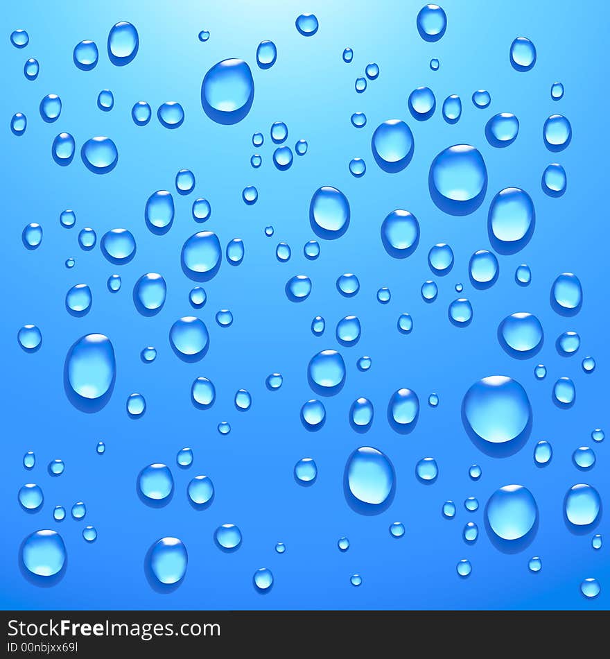 Realistic water droplets; check my gallery for more. Realistic water droplets; check my gallery for more