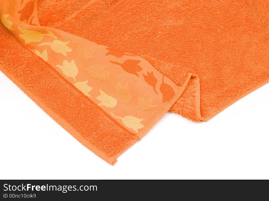 Orange towel