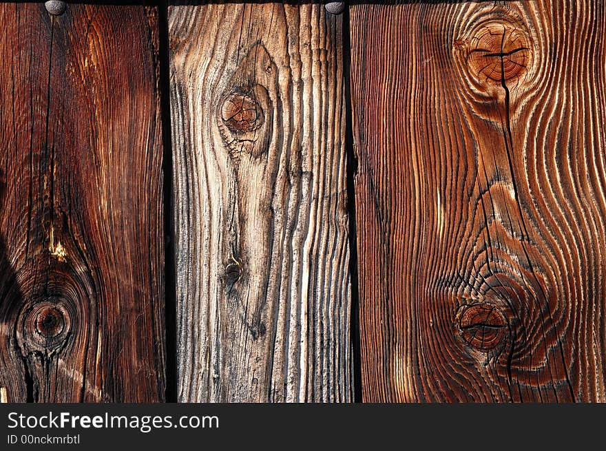 Close up photo of a old wooden door. Close up photo of a old wooden door.