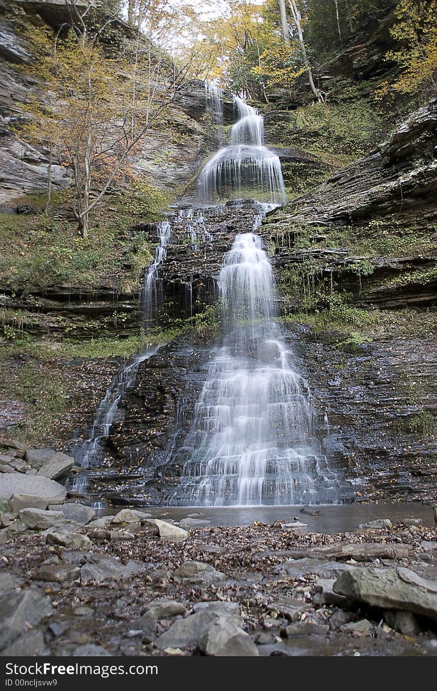 Cascading Waterfall