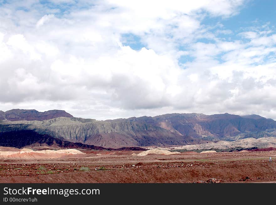 Colorful mountain,Xingjiang province,China. Colorful mountain,Xingjiang province,China.