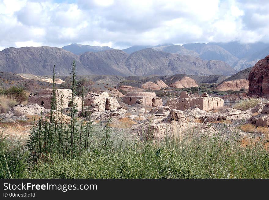 Devil town(special  geography physiognomy ).Xingjiang,China.