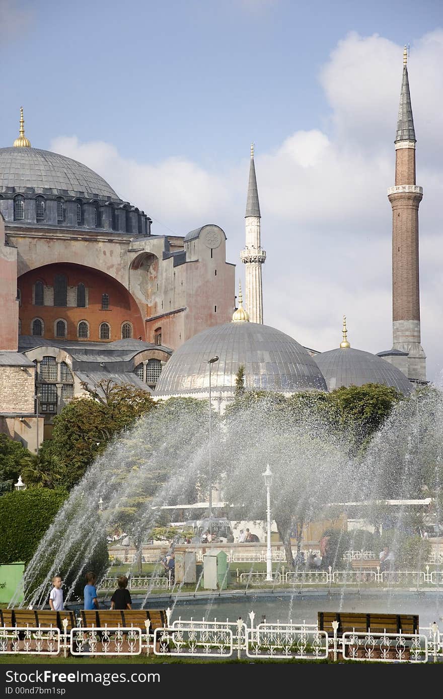 St. Sophia Mosque at Istanbul. Turkey