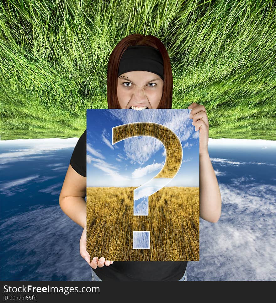 Redhead girl holding a canvas with a question mark.

Shot in studio. Composite background. Redhead girl holding a canvas with a question mark.

Shot in studio. Composite background.