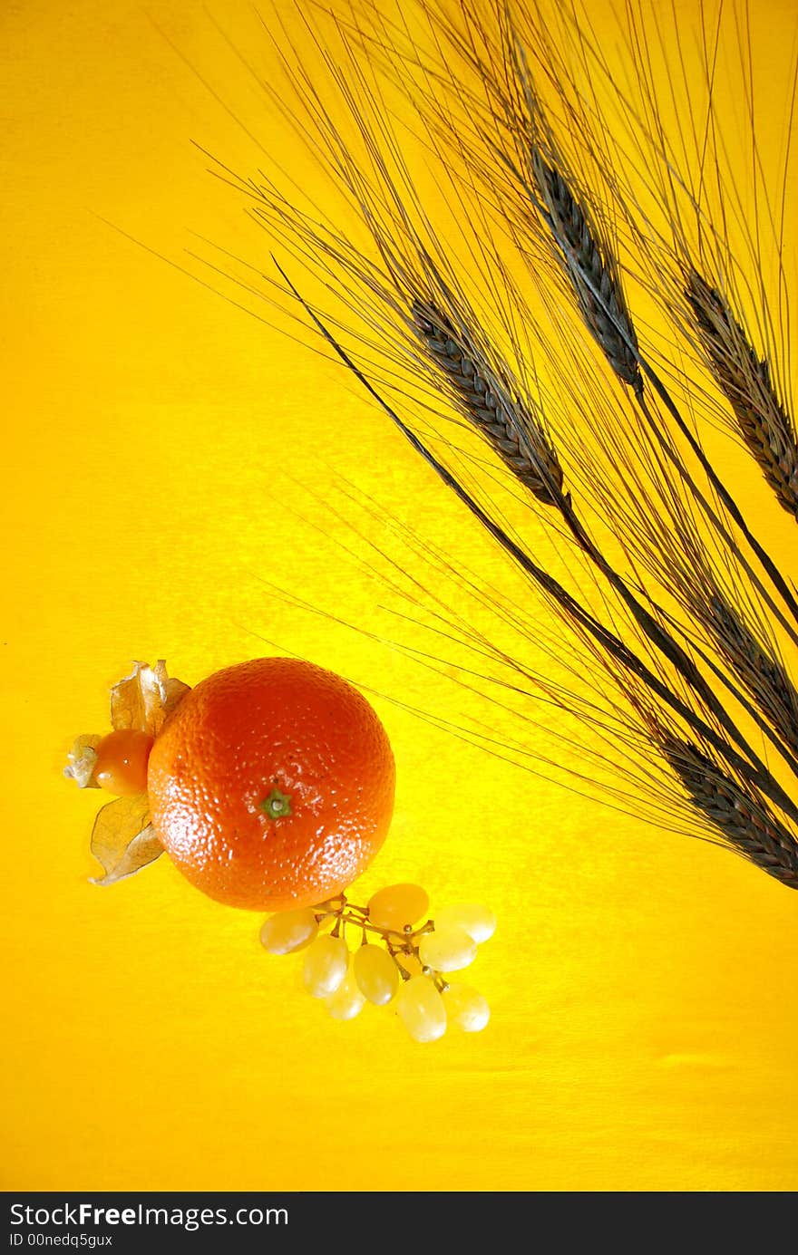 Cereals, Grape And Physalis