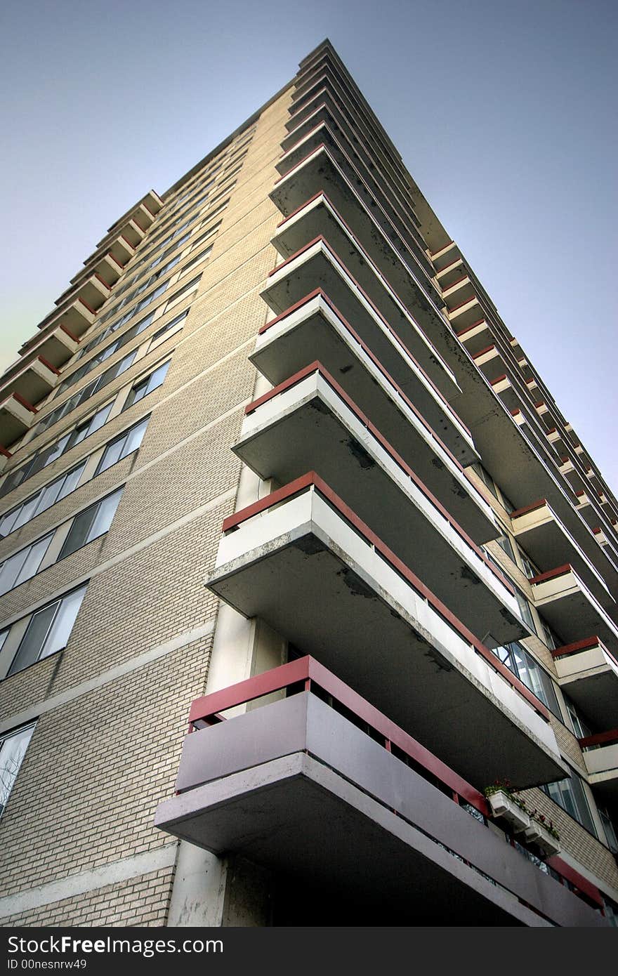 High-rise apartment block in Montreal