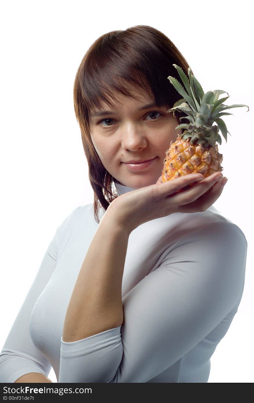 Girl With Pineapple