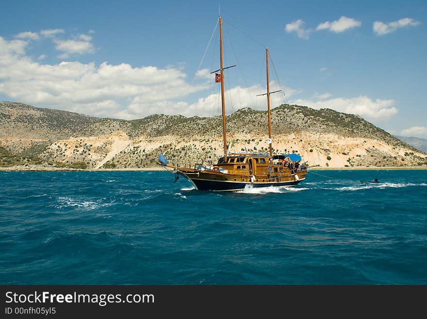 Yacht In The Sea