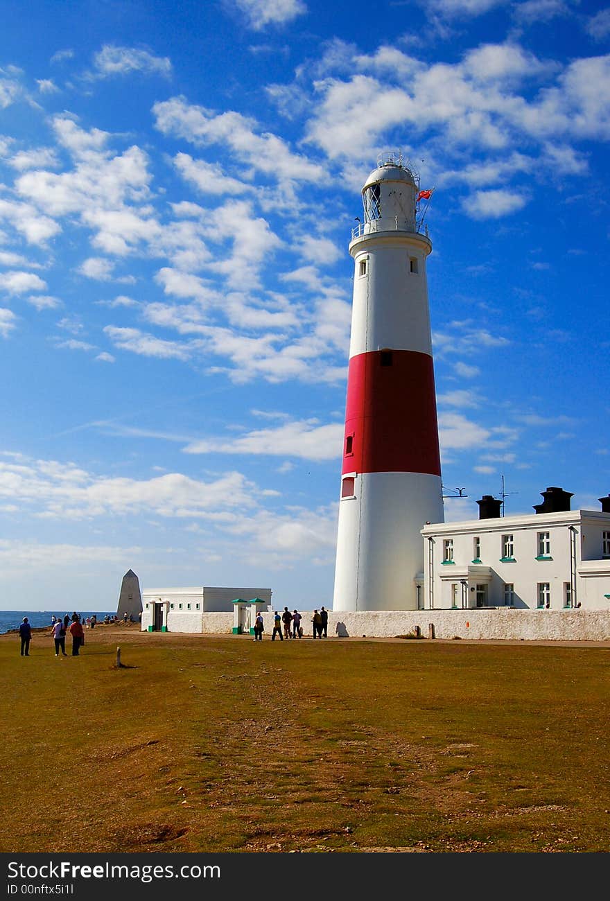 The famous Portland Bill lighthouse which was the inspiraration for the kids cartoon of the same name.