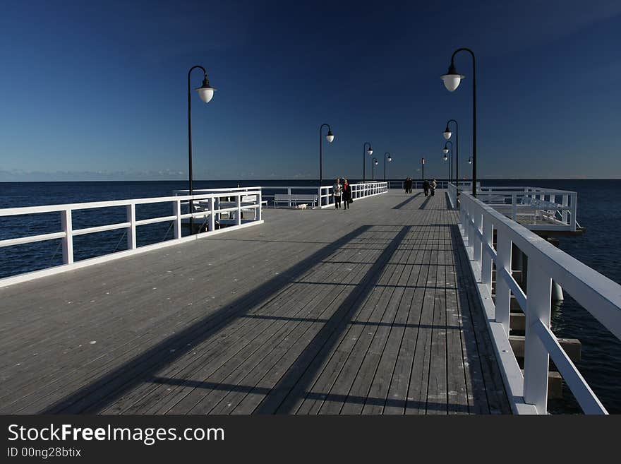 Sunny promenade