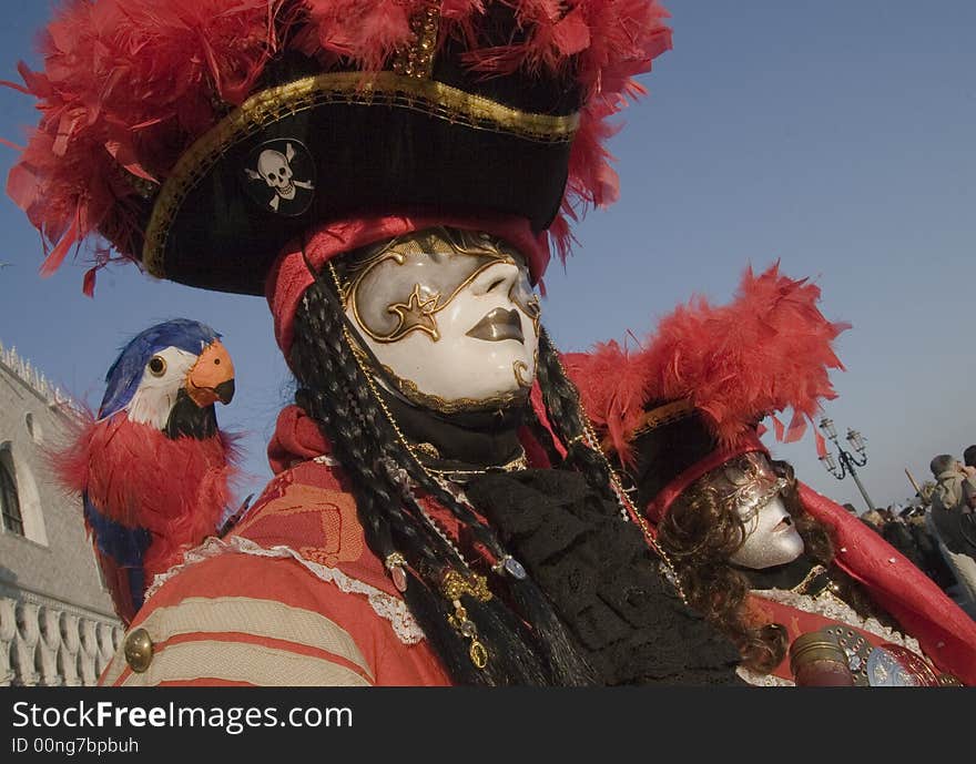 The magnificent carnival masks of Venice. The magnificent carnival masks of Venice