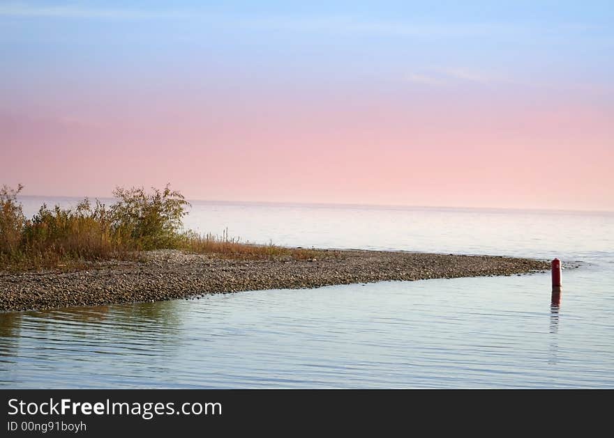 Early Morning At Lake Shore