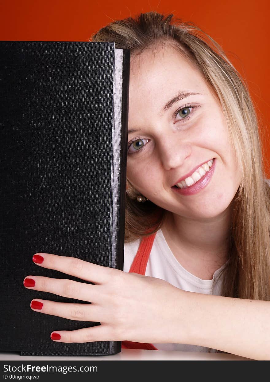 Girl With Folder