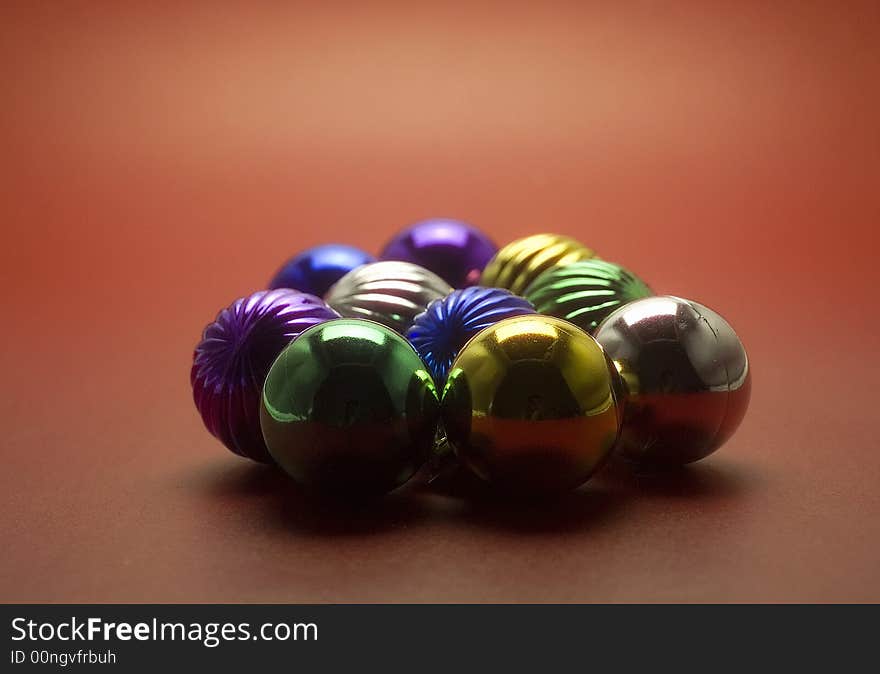 Some Colorful Balls for Christmas Decoration. Some Colorful Balls for Christmas Decoration