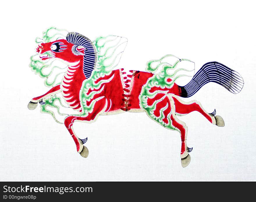 Shadow play is a traditional chinese art