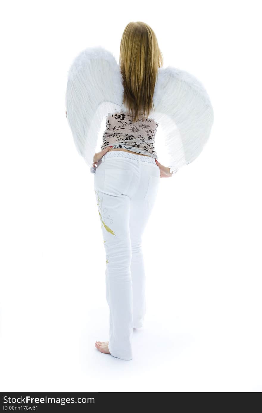 Beautiful Woman With Wings