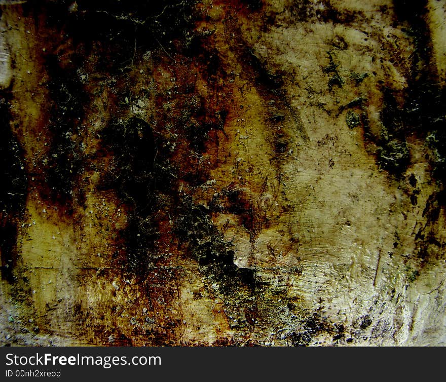 Aged background, with brown textures, grunge effects. Aged background, with brown textures, grunge effects.