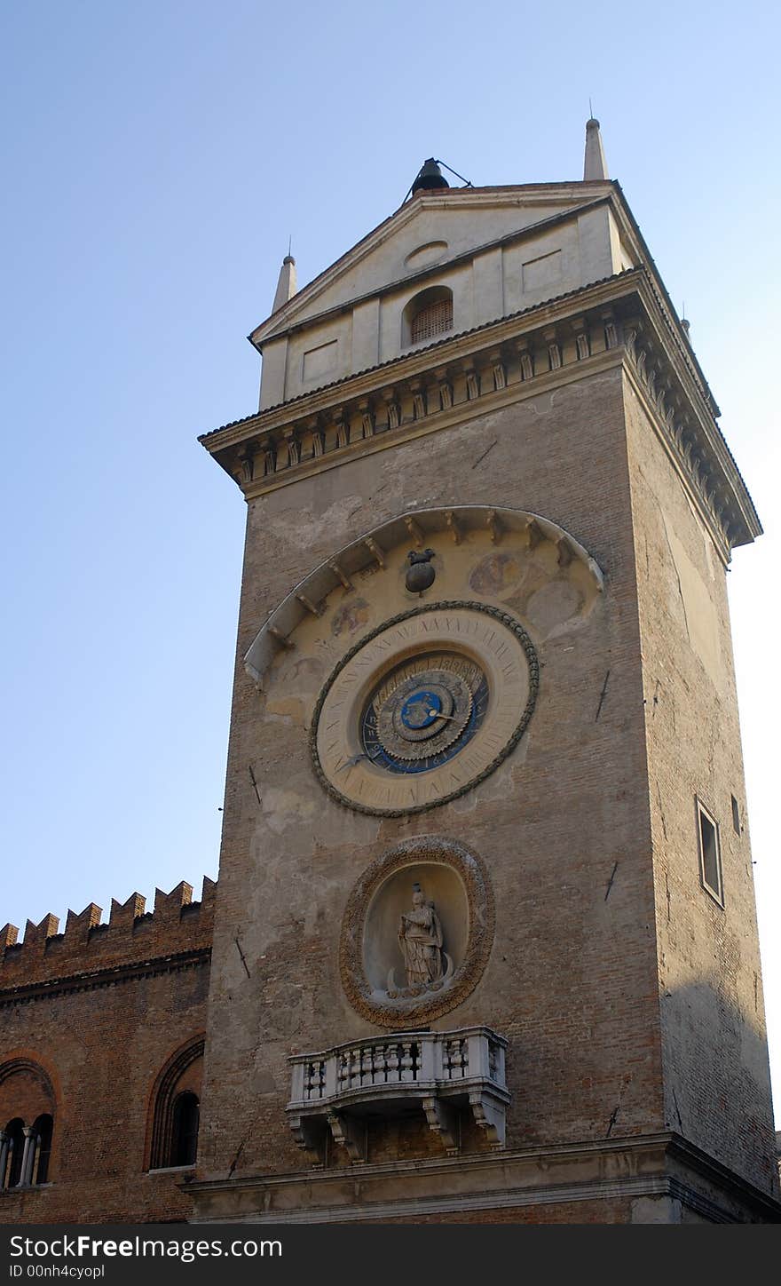 Medieval tower in Mantua